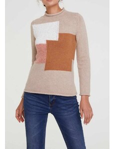 HEINE Rudas vilnonis megztinis : Dydis - 44