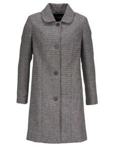 VIVANCE COLLECTION Pilkas paltas su vilna "Tweed" : Dydis - 40