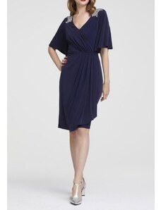 HEINE Tamsiai mėlyna suknelė "Elegant" : Dydis - 48