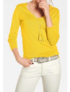 HEINE Geltonas megztinis su raišteliu : Dydis - 42