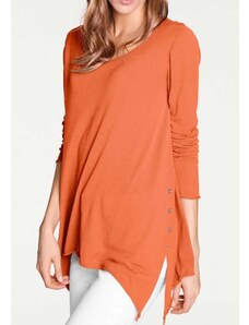 HEINE Oranžinis laisvo stiliaus megztinis : Dydis - 40