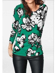 HEINE Žalias megztinis su gėlėmis : Dydis - 38