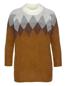 Norvegiško rašto rudas megztinis : Dydis - XXL