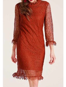 Nėriniuota raudona suknelė "Crocket" : Dydis - 38