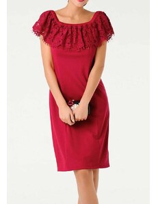 Raudona suknelė "Carmen" : Dydis - 40