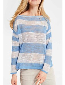HEINE - BEST CONNECTIONS Mėlynas dryžuotas megztinis : Dydis - 40/42