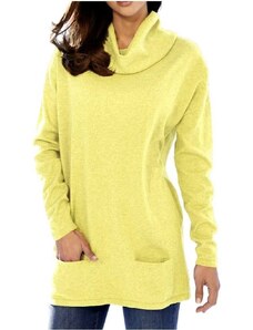 Geltonas megztinis su šilku : Dydis - 34