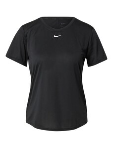 NIKE Sportiniai marškinėliai juoda / balta