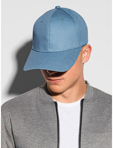 Ombre Clothing Vyriška kepurė su snapeliu - mėlyna H086