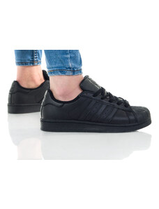 adidas superstar leather black