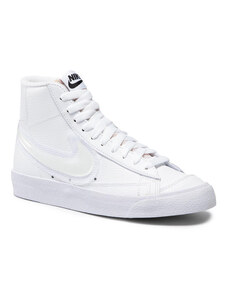 all white nike blazers high