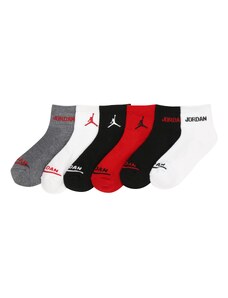 Jordan Kojinės pilka / raudona / juoda / balta
