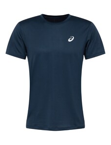 ASICS Sportiniai marškinėliai tamsiai mėlyna jūros spalva / balta