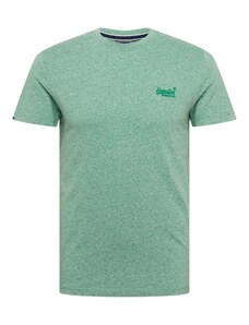 Superdry Marškinėliai tamsiai mėlyna / žalia