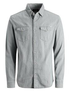 JACK & JONES Marškiniai 'Sheridan' pilko džinso