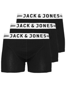 Jack & Jones Junior Apatinės kelnaitės juoda / balta