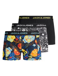 Jack & Jones Junior Apatinės kelnaitės 'Sugar' tamsiai mėlyna / mišrios spalvos / juoda / balta