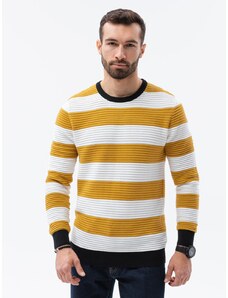 Ombre Clothing Vyriškas megztinis - garstyčių E189