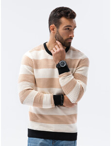 Ombre Clothing Vyriškas megztinis - smėlio E189