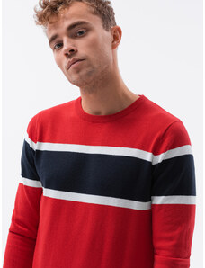 Ombre Clothing Vyriškas megztinis - raudona E190