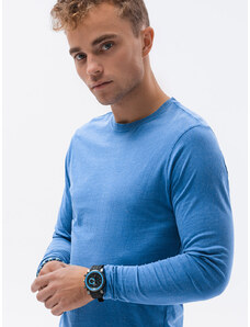 Ombre Clothing Vyriška marškininė be spaudos - tamsiai mėlyna V5 L131