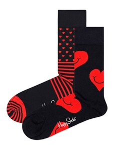 Happy Socks Kojinės raudona / juoda