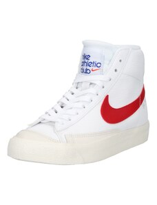 Nike Sportswear Sportbačiai 'Blazer Mid 77' smėlio spalva / sodri mėlyna („karališka“) / raudona / balta