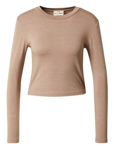 A LOT LESS Marškinėliai 'Linda' smėlio spalva