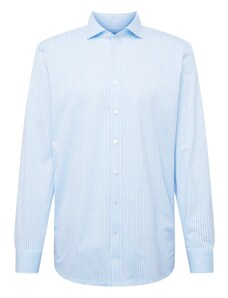 OLYMP Marškiniai šviesiai mėlyna / balta