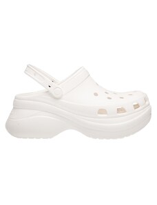 classic platform clog white