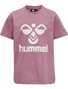 Hummel Marškinėliai 'Tres' ryškiai rožinė spalva / balta