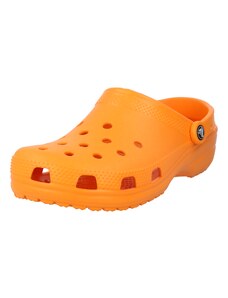 neon orange crocs