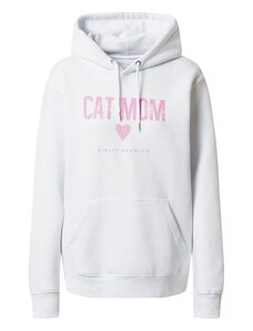 EINSTEIN & NEWTON Megztinis be užsegimo 'Cat Mom' rožinė / balta