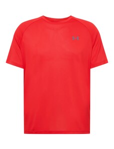 UNDER ARMOUR Sportiniai marškinėliai 'Tech 2.0' antracito spalva / ugnies raudona