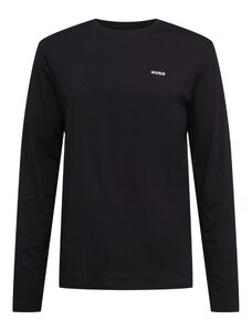 HUGO Marškinėliai 'Derol 222' juoda / balta