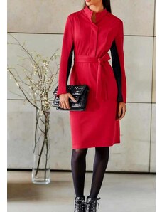 RICK CARDONA Raudona suknelė su diržu : Dydis - 44