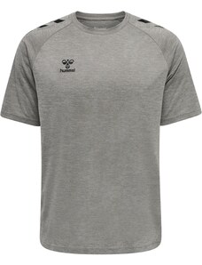 Hummel Sportiniai marškinėliai margai pilka / juoda
