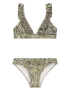 Shiwi Bikinis 'BELLA' alyvuogių spalva / balta
