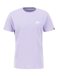 ALPHA INDUSTRIES Marškinėliai pastelinė violetinė / balta