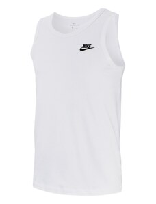 Nike Sportswear Marškinėliai juoda / balkšva