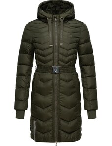 NAVAHOO Žieminis paltas 'Alpenveilchen' alyvuogių spalva