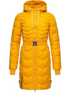 NAVAHOO Žieminis paltas 'Alpenveilchen' aukso geltonumo spalva