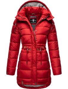 NAVAHOO Žieminis paltas 'Dalie' ruda (konjako) / raudona