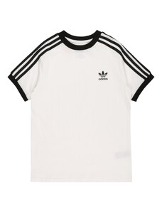 ADIDAS ORIGINALS Marškinėliai 'Adicolor 3-Stripes' juoda / balta
