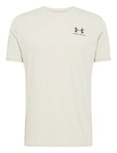 UNDER ARMOUR Sportiniai marškinėliai gelsvai pilka spalva / antracito spalva