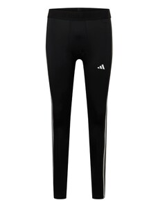 ADIDAS PERFORMANCE Sportinės kelnės 'Techfit 3-Stripes Long' juoda / balta
