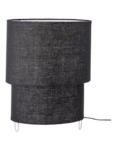 Bloomingville Zalt Table lamp, Black, Linen - 82053243