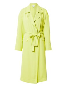 Warehouse Vasarinis paltas 'Fluid' žaliosios citrinos spalva