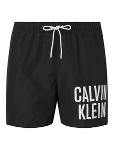 Calvin Klein Swimwear Maudymosi trumpikės juoda / balta