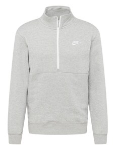 Nike Sportswear Megztinis be užsegimo šviesiai pilka / balta